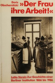 „Der Frau ihre Arbeit!“